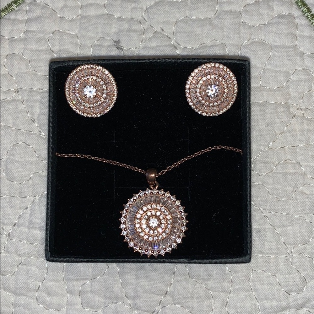 Rose Gold Jewelry Set